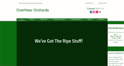 Desktop Screenshot of overhiserorchards.com